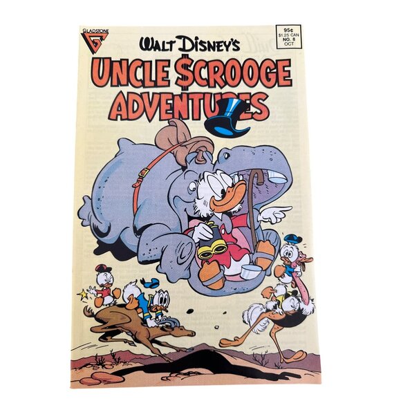 Walt Disney Uncle Scrooge Adventures #8 Comic October 1988 Bagged Boarded - Picture 1 of 5